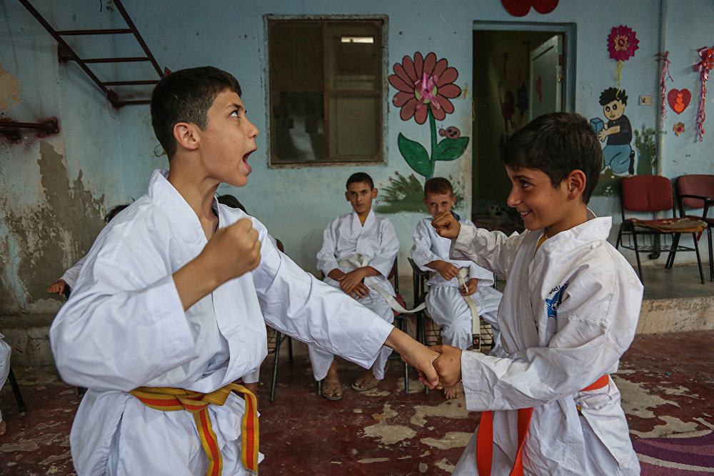 Sport and fun instead of war and fear