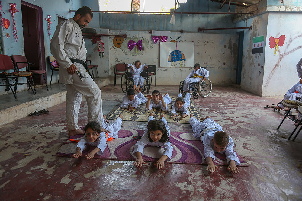 Sport and fun instead of war and fear