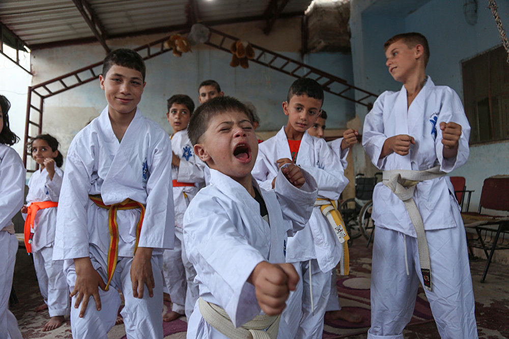 Sport and fun instead of war and fear