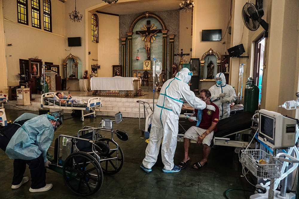 Часовня превращается… в ковидную палату Chapel turns into a COVID-19 ward