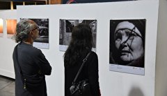 Открытие выставки лауреатов фотоконкурса на площадке Национального университета Авельянеды.